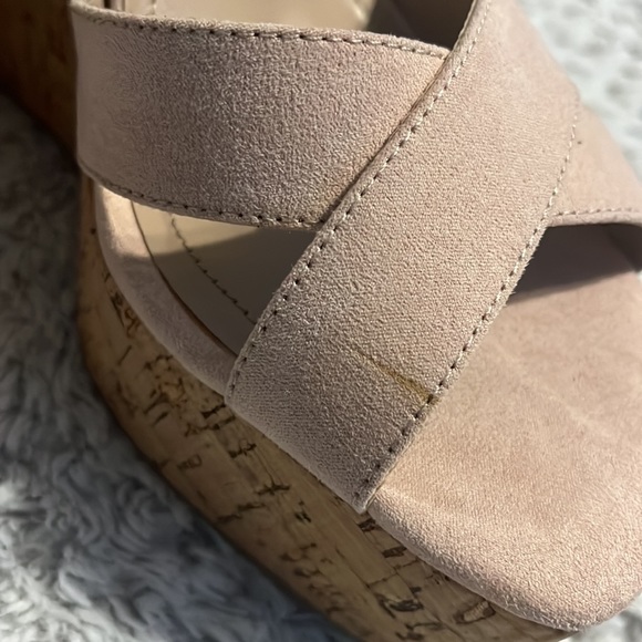 Nude Dempsey Wedge Sandal - Picture 5 of 6